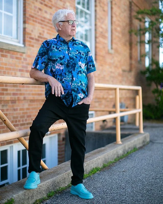 If looking good in Power Walkers was a crime we would have to arrest Pete. He is a retired police chief who now spends his days as a consultant for police gear, showing off his tattoos, and rescuing hurt birds. #thepowerwalkers #grandpastyle #hushpup
