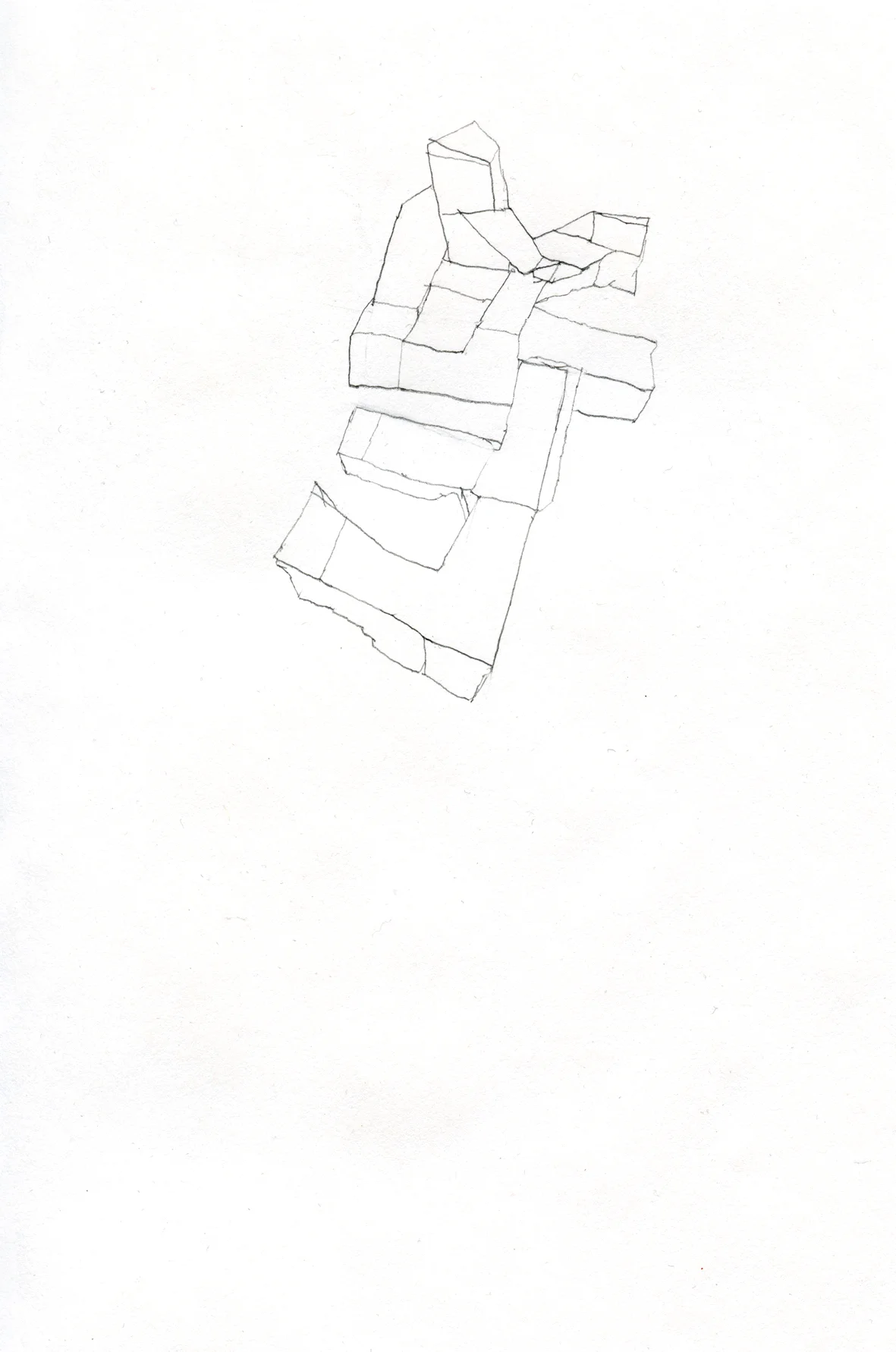 untitled drawing pencil on paper, 15 x 21 cm
