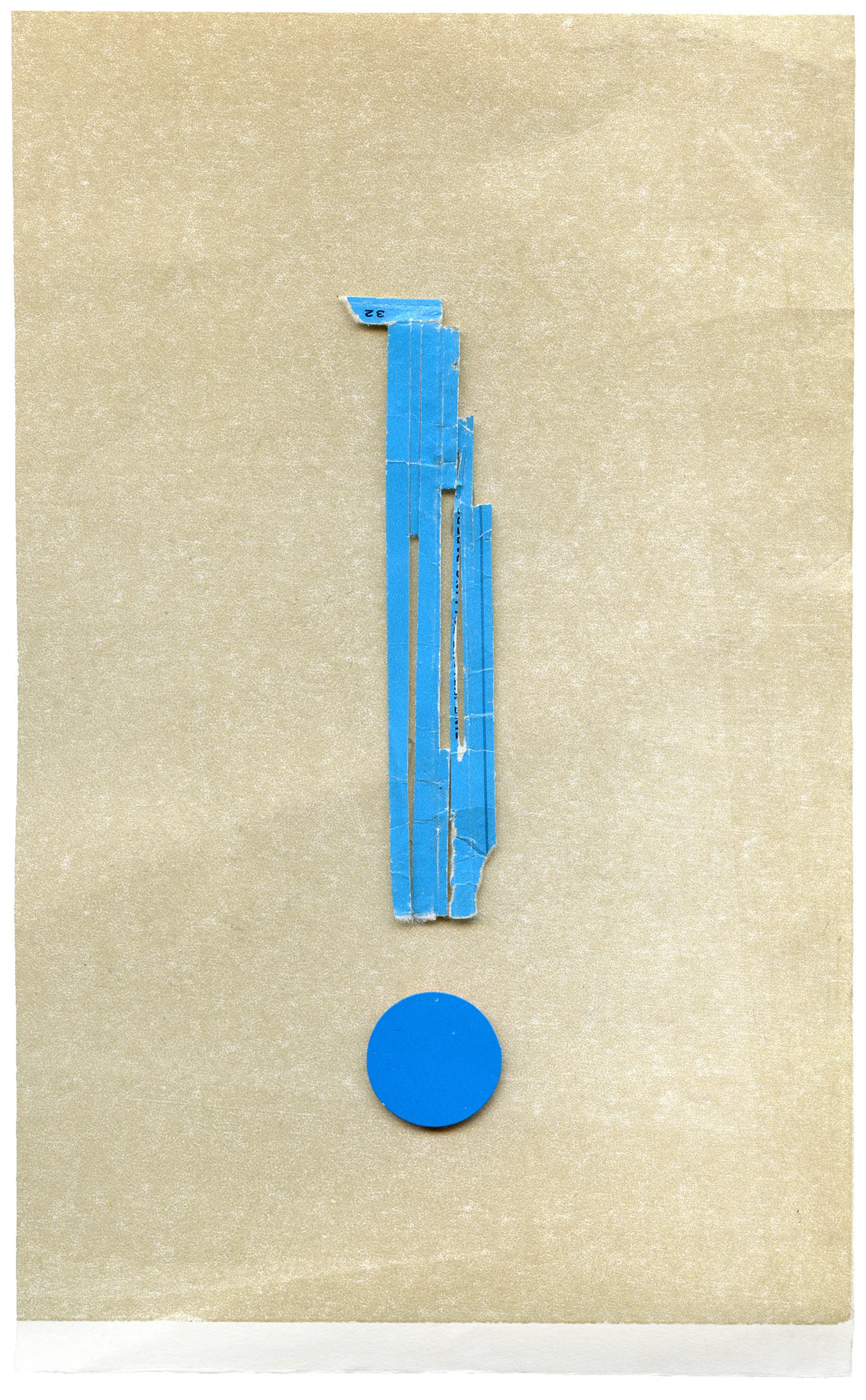 side effect collage on paper, 19 x 32 cm