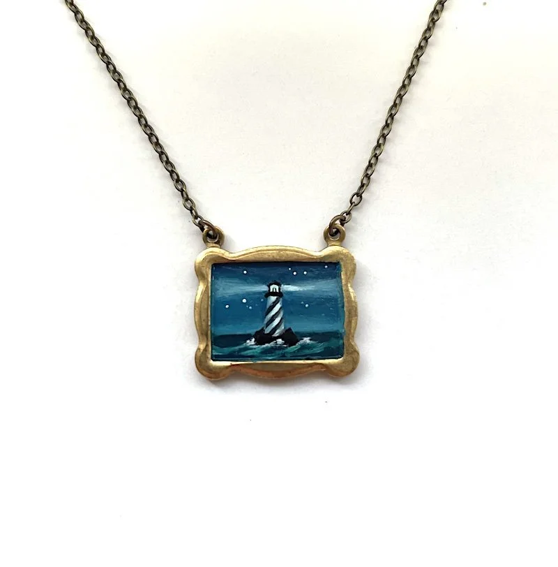 Lighthouse Necklace - Stripes