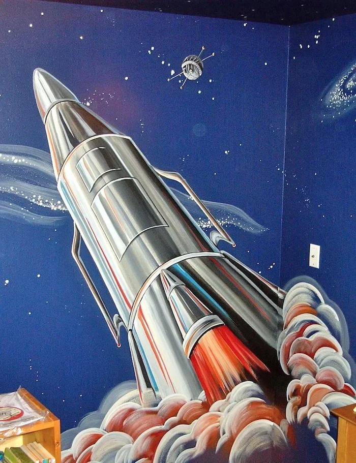 OUTER SPACE ROOM MURAL