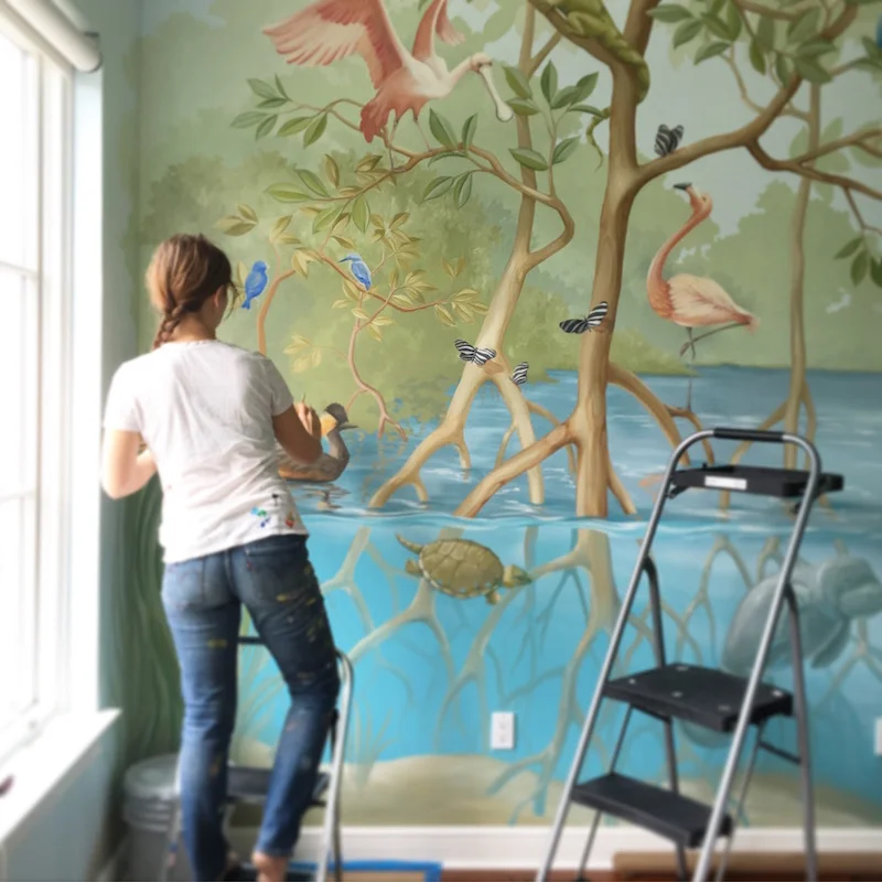 MANGROVE HABITAT MURAL