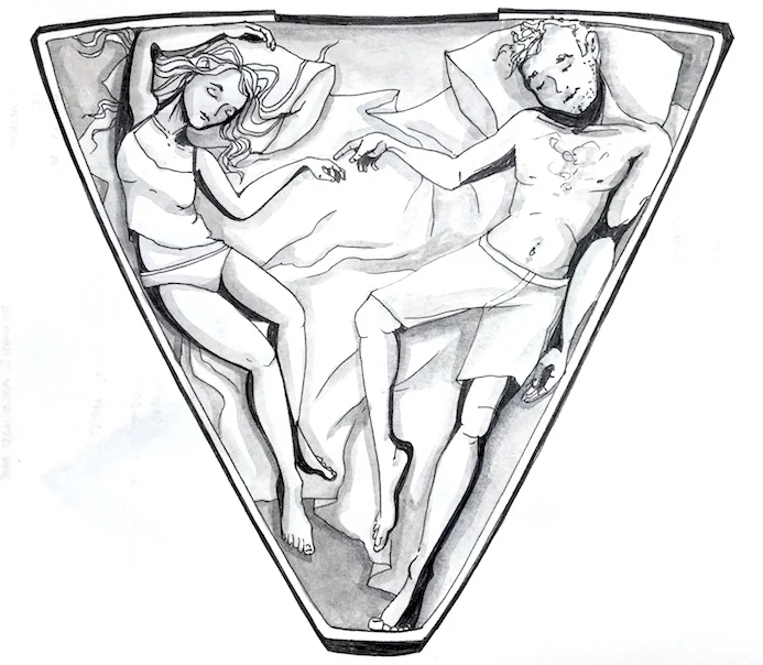 The concept credit for this drawing goes 100% to C's co-farmer Jen. &nbsp;Her imagination nailed it. &nbsp;Jen, come sailing already!