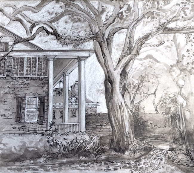 The Kaminski Plantation House at the end of the Harbor Walk, Georgetown, SC