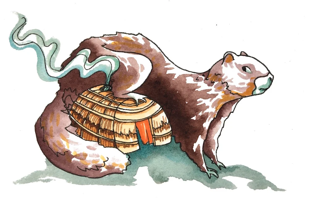 “Marmot’s longhouse sweatlodge flipped my world upside-down.”