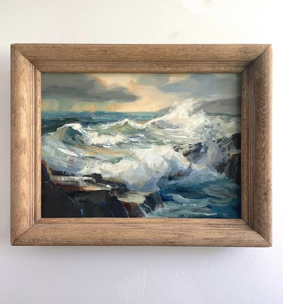 A Stranger Storm Came To Town - Original Painting