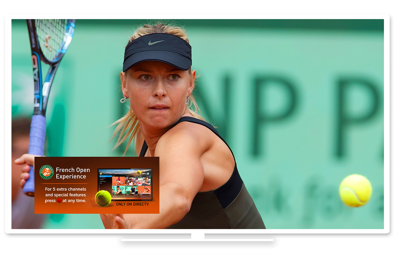 french open directv channel