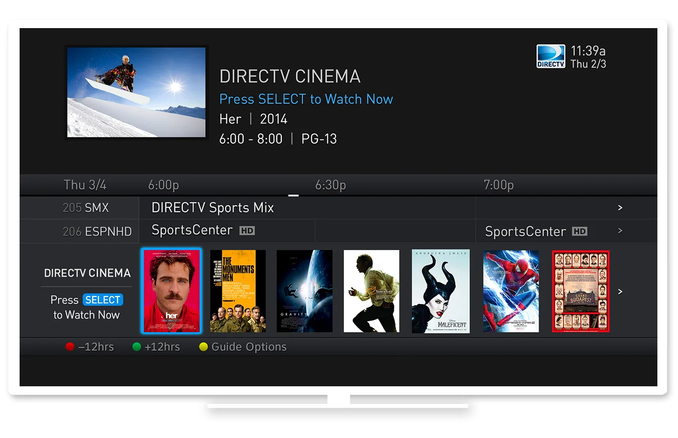 Guide Banners Directv N