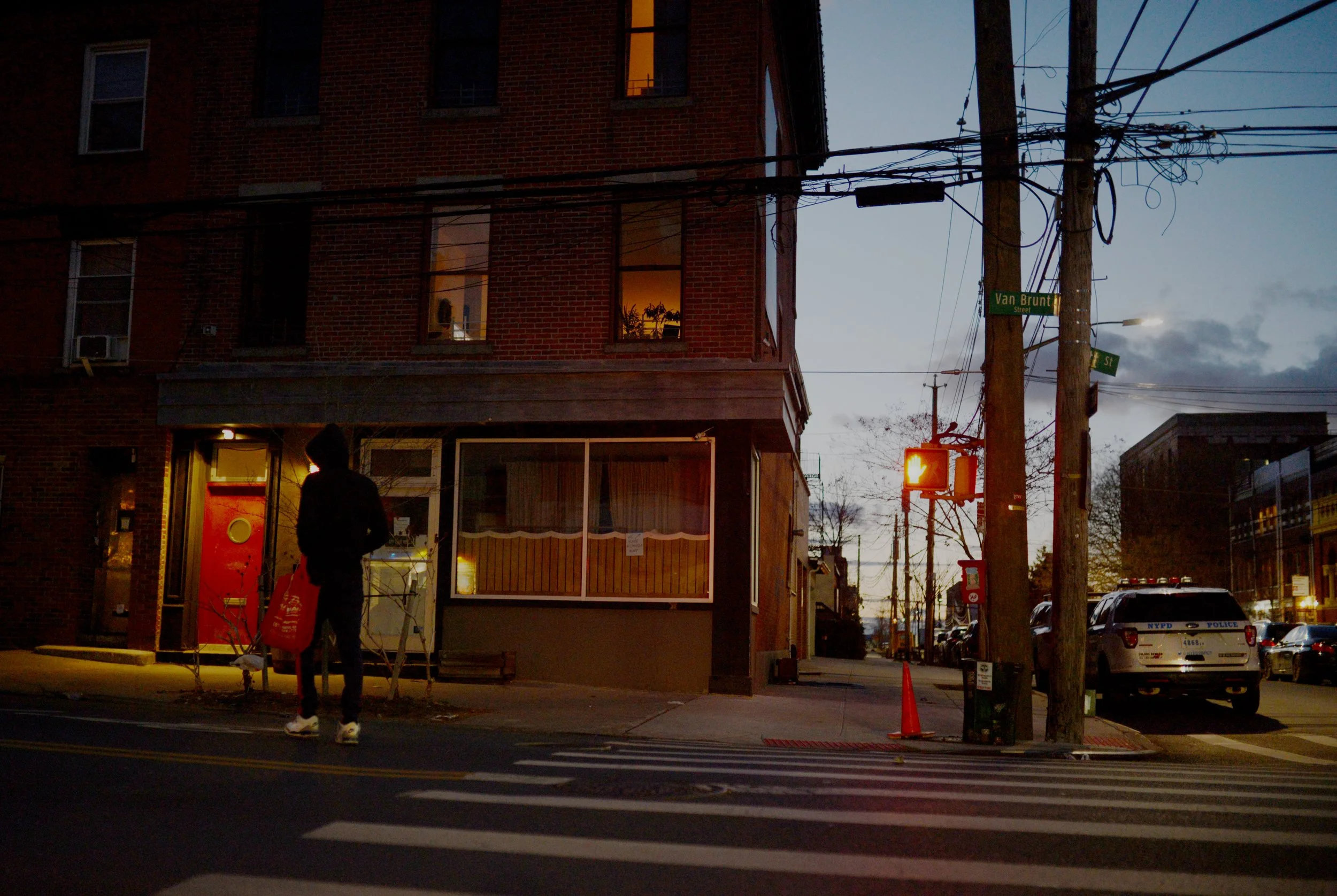 Dusk Crosswalk, Red Hook.jpg