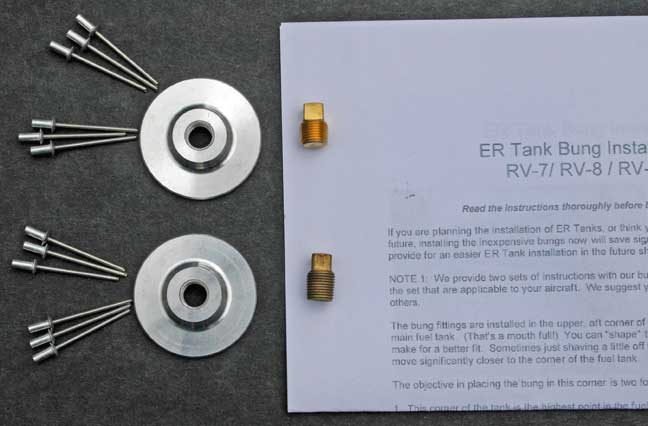 Bung Kit for RV-7, RV-8, RV-9, and RV-10 - Transfer Pump Systems