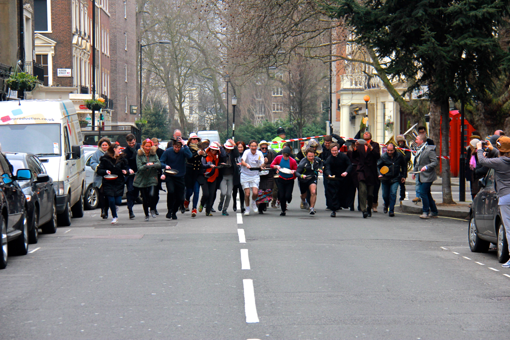 Shrove Tuesday Pancake Race