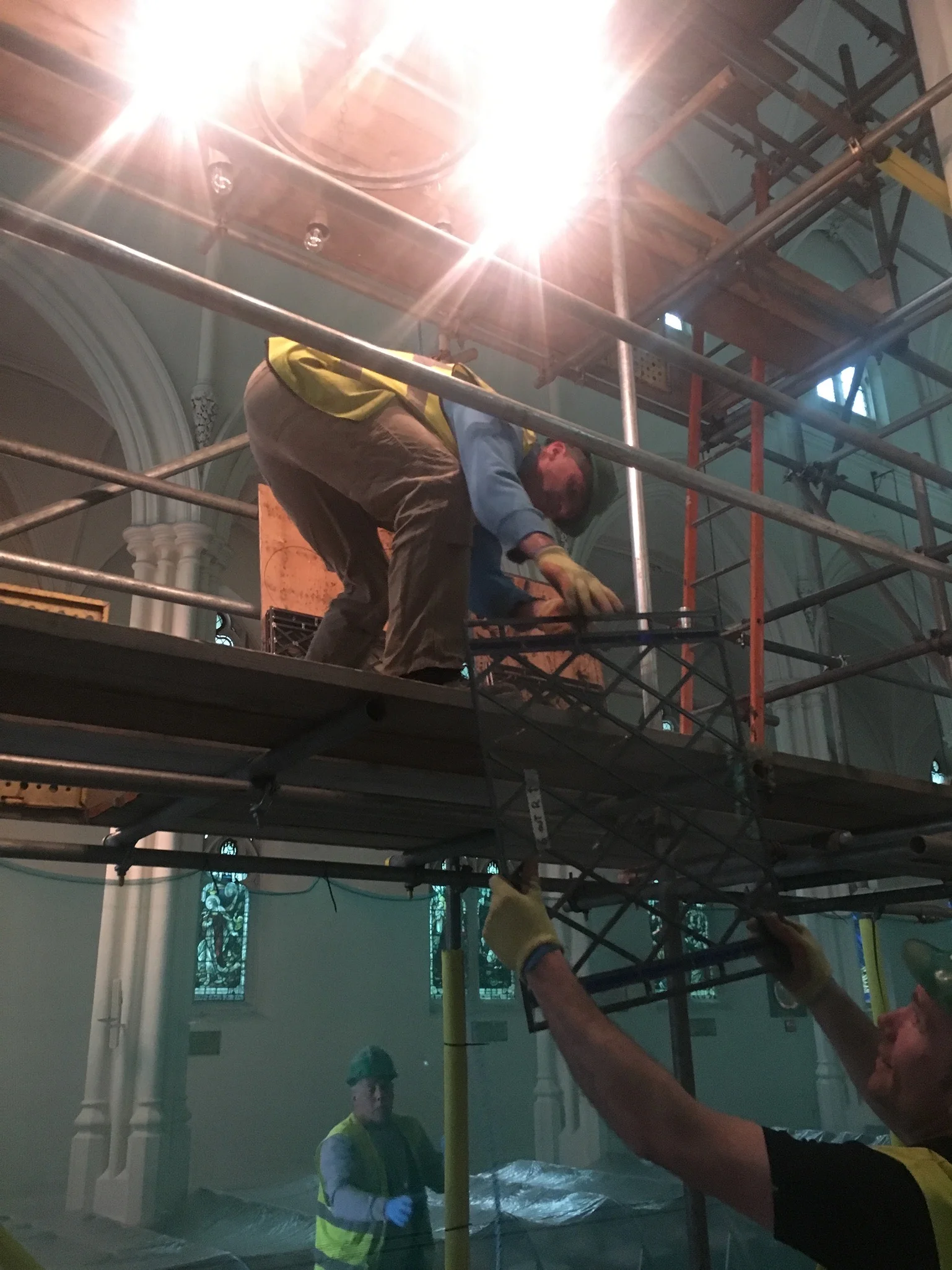 Glass begins its climb