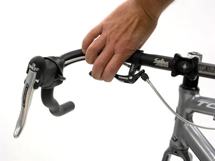 Inline brake levers for drop bars