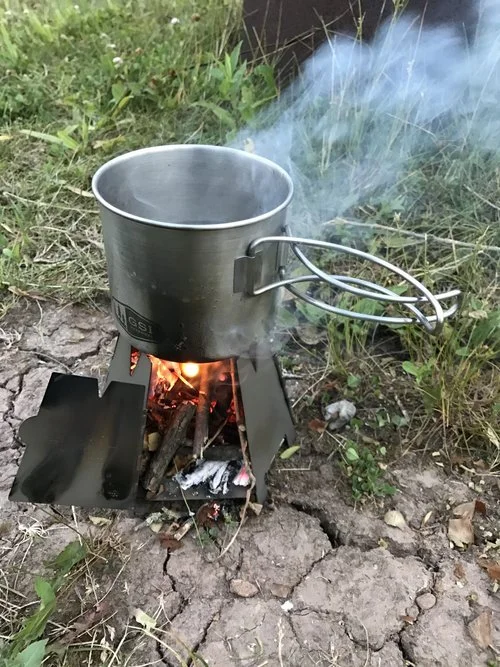 Vargo Titanium Hexagon Wood Stove — Cosmic Bikes