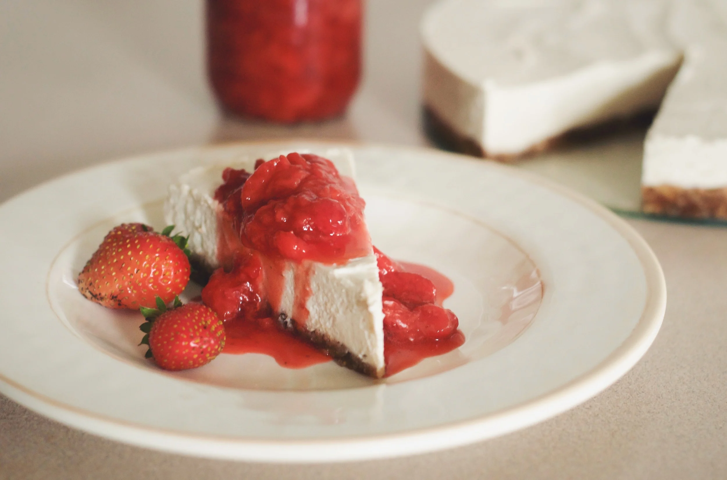 Vegan No Bake Cheesecake