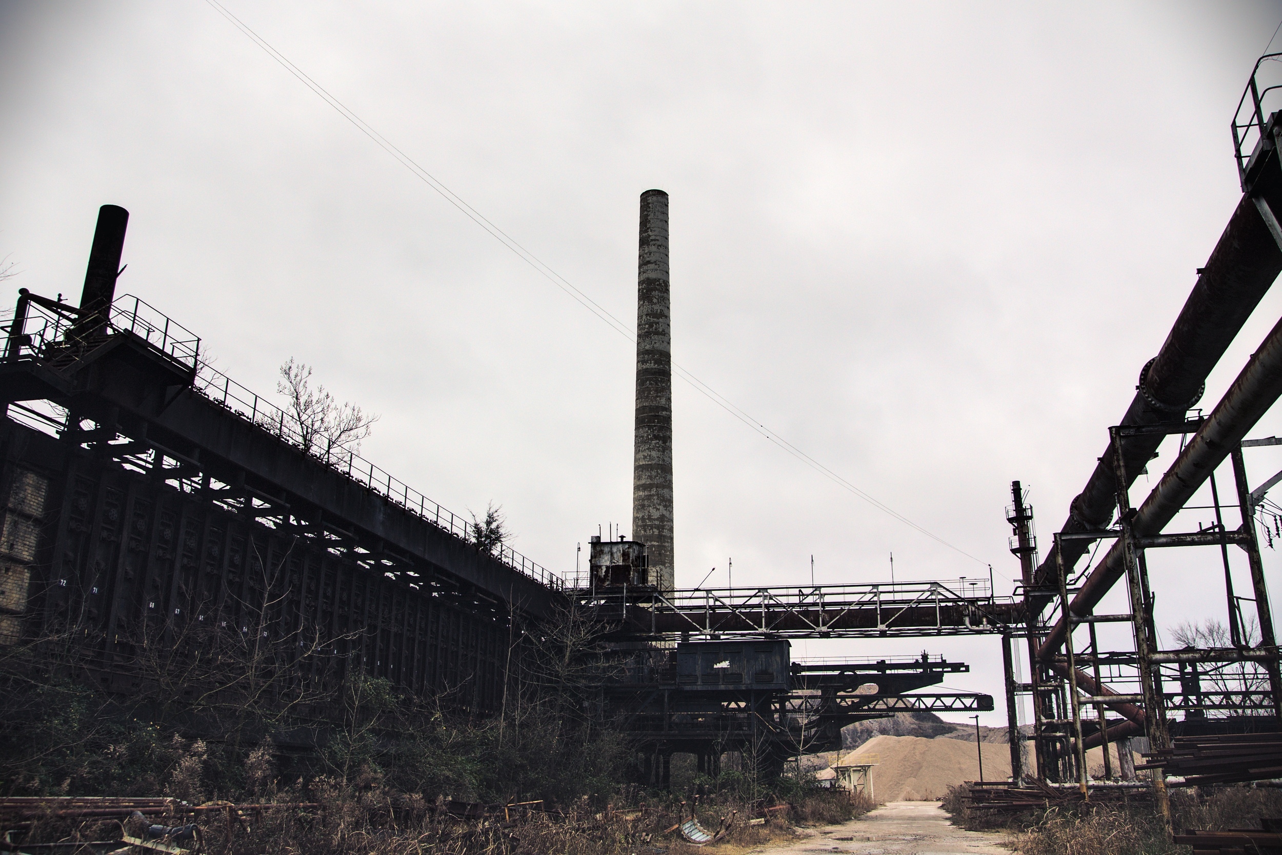 Coke ovens and pusher machine c.2009