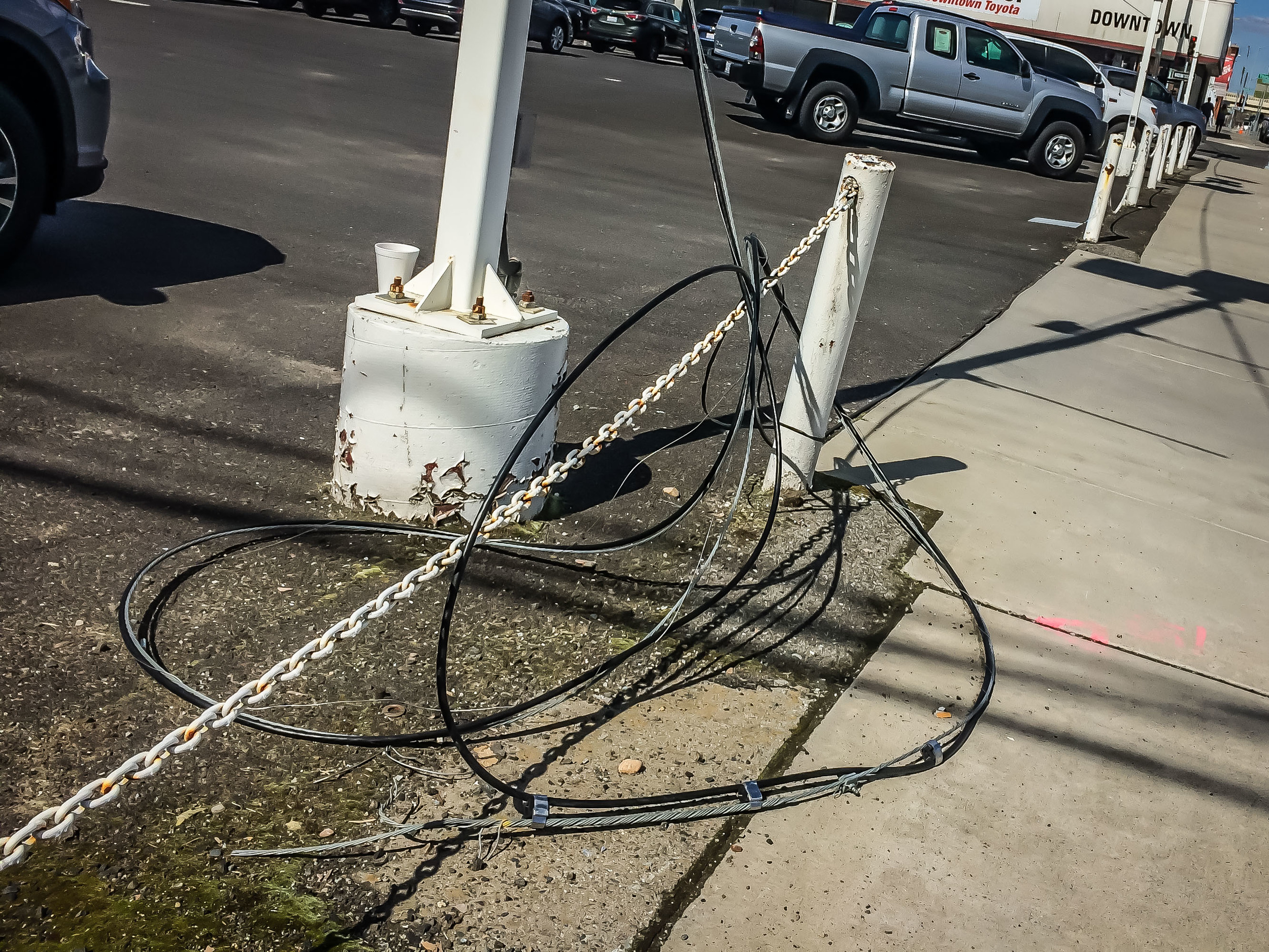 They may be an incredibly successful, multi-state car dealership, but it doesn't mean that they take care of their property well!
