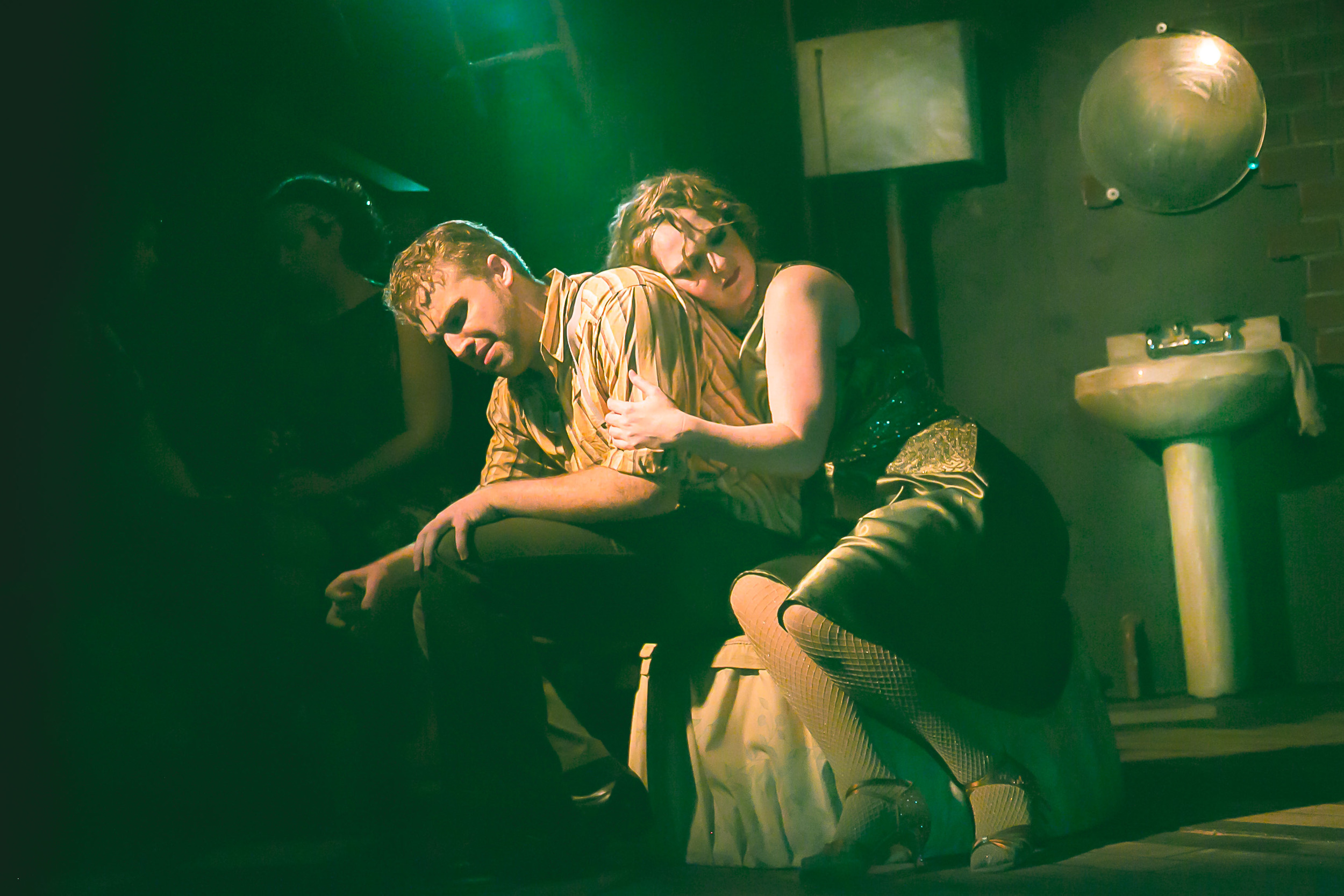 Daniel McKeever and Alyssa Day in The Modern Theater-Spokane's 'The Wild Party'
