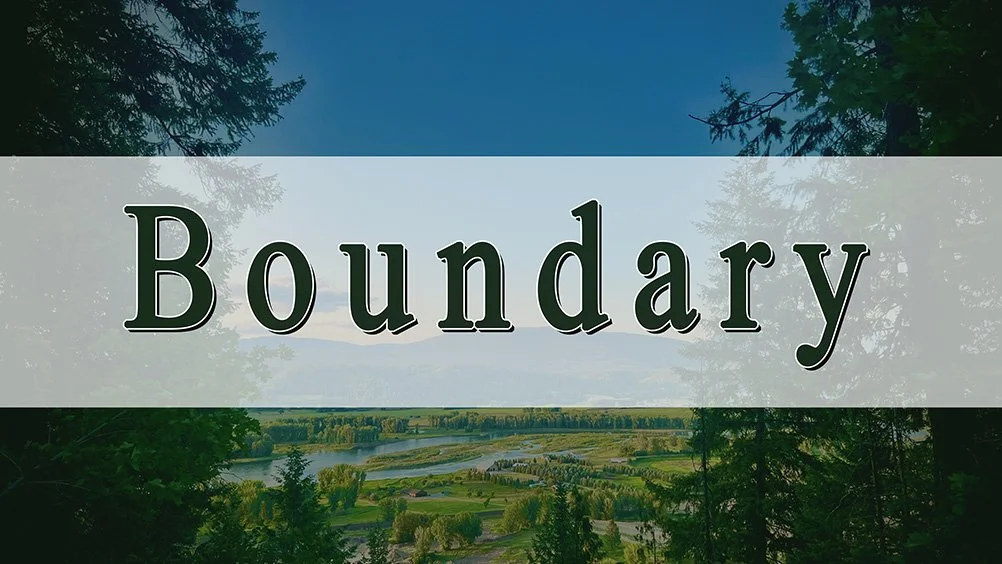Boundary
