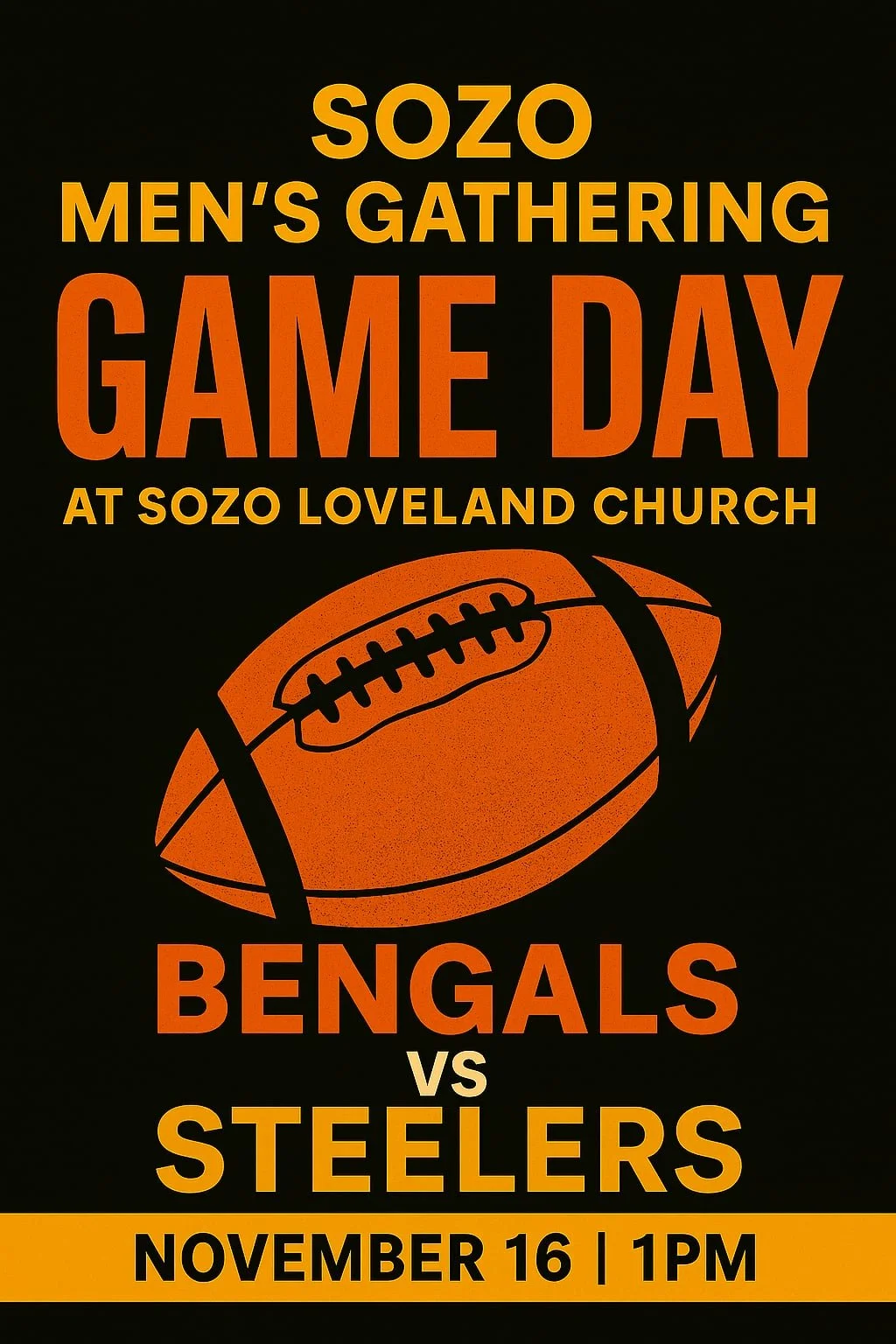 SOZO MENS GAMEDAY