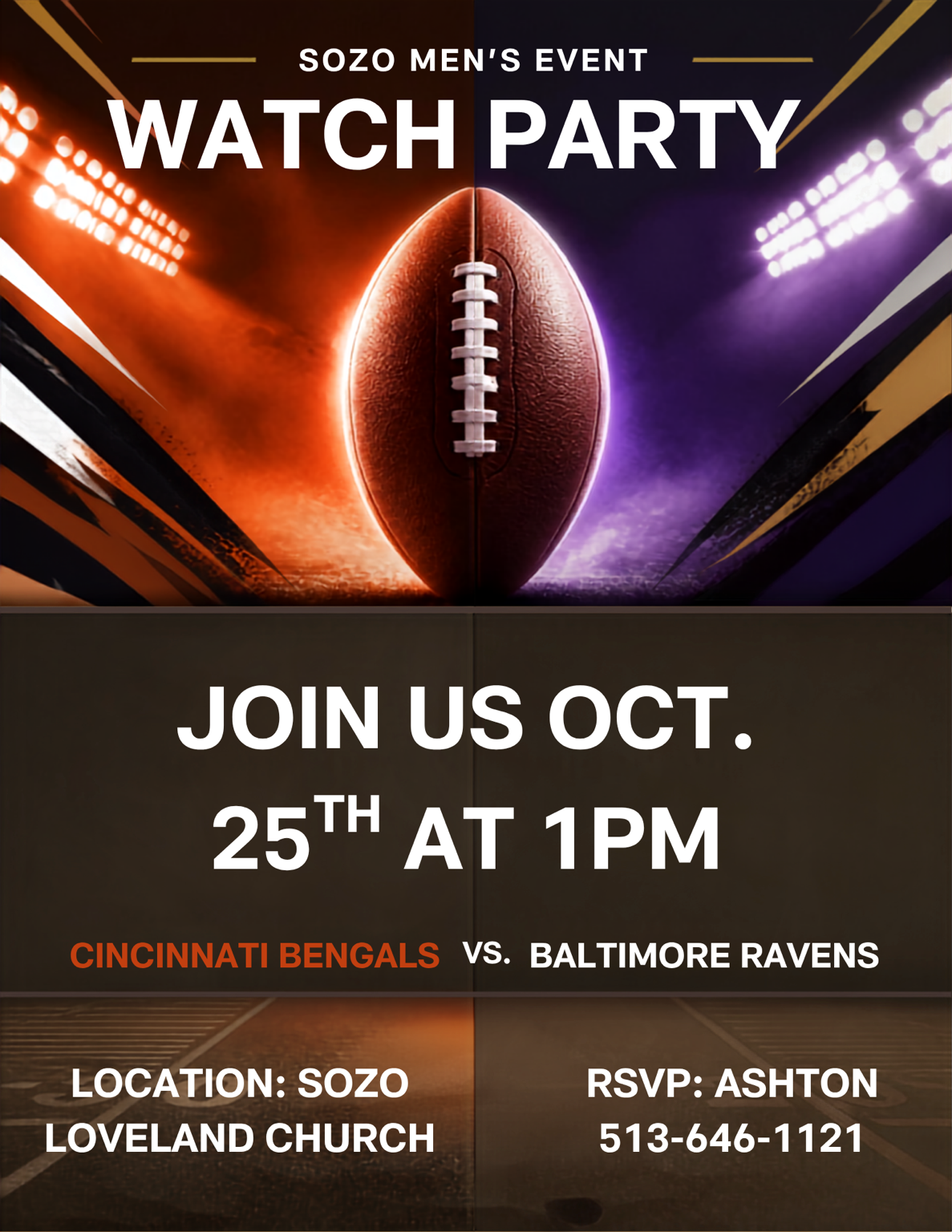 SOZO MEN - WATCH PARTY