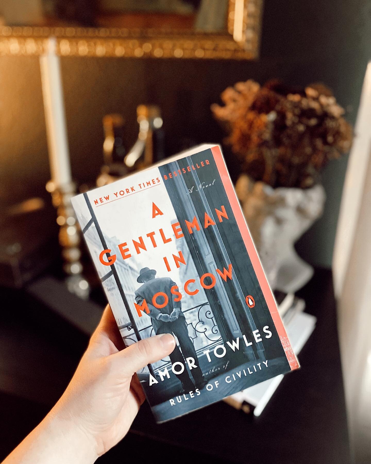 Today is the day A Gentleman in Moscow graces our televisions and the timing is perfect because I just finished my re-read! 

When I read this book 4 years ago I fell in love with it. The writing blew me away and I have to say it did not disappoint t