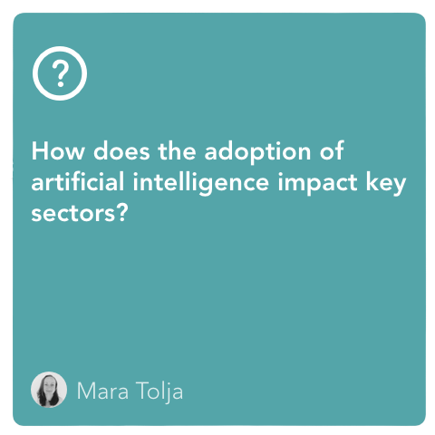 How does the adoption of AI impact key sectors?