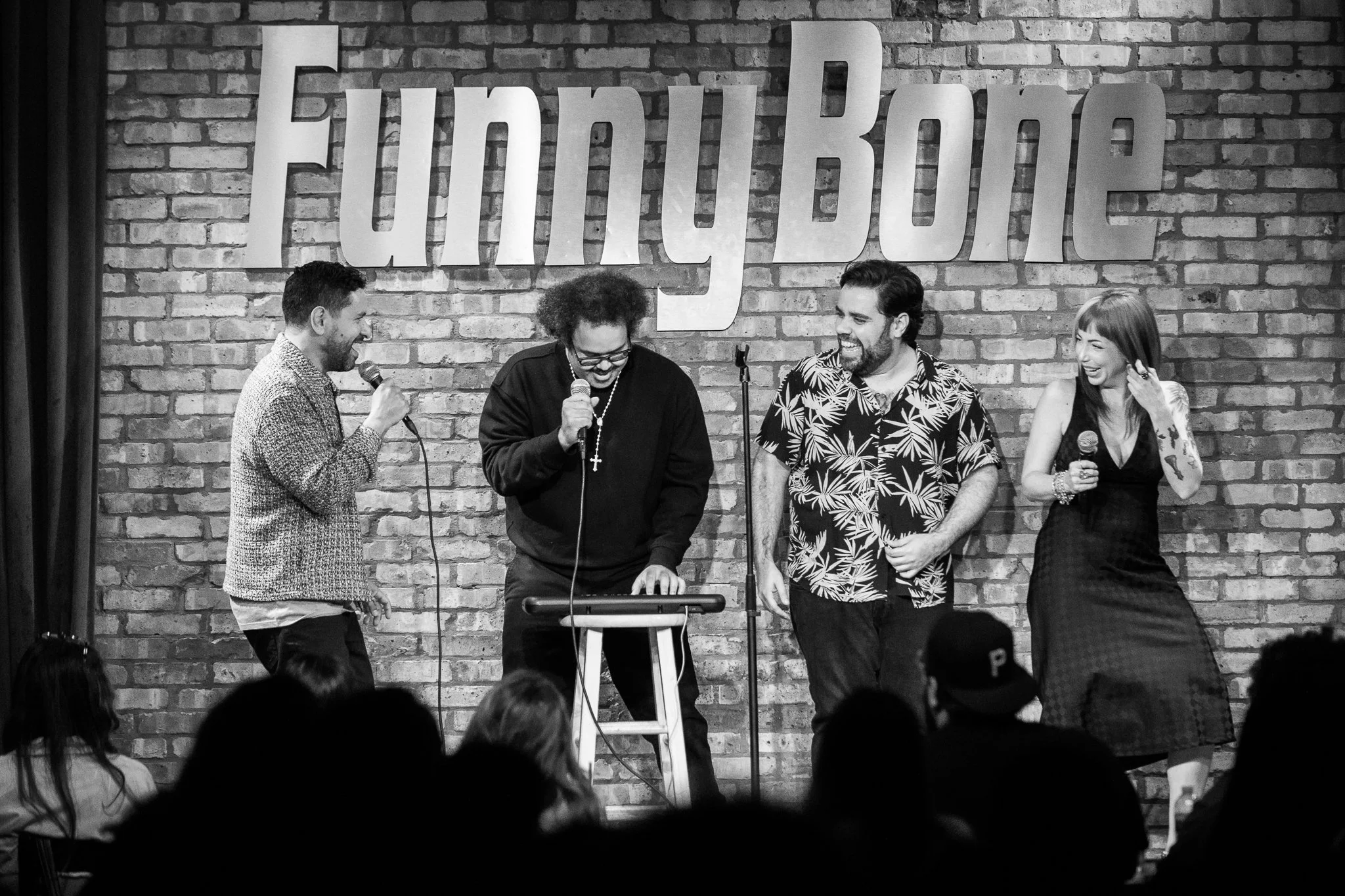 Erick Bonilla, Titito Sánchez, Ernesto Rolón & Cristina Sánchez