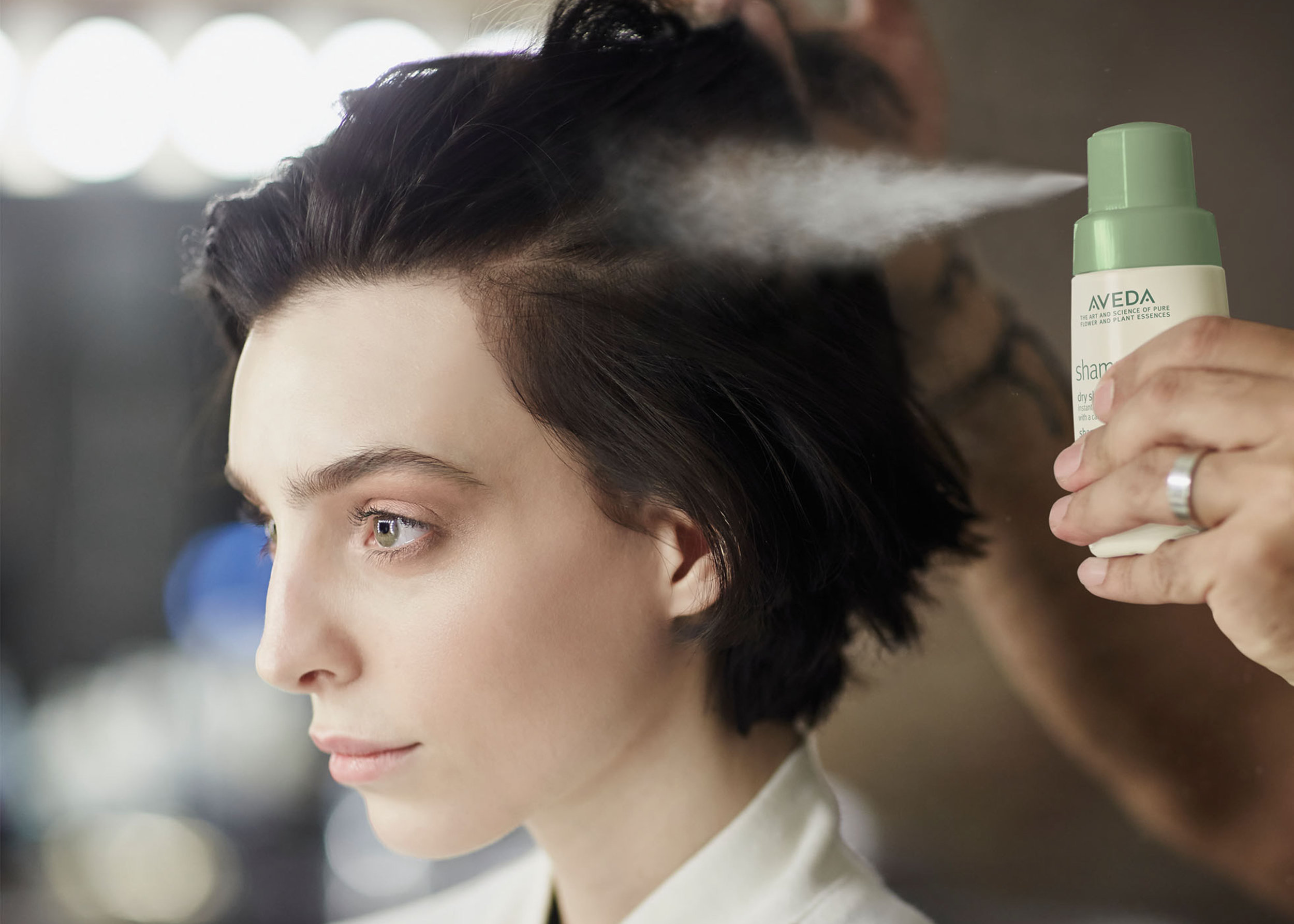 4) Make the most out of your hairstyles by incorporating Aveda’s Shampure Dry Shampoo to refresh between shampoos. It not only gives great volume and absorbs excess oils but it imparts a fresh clean scent and creates the perfect texture for that sec…
