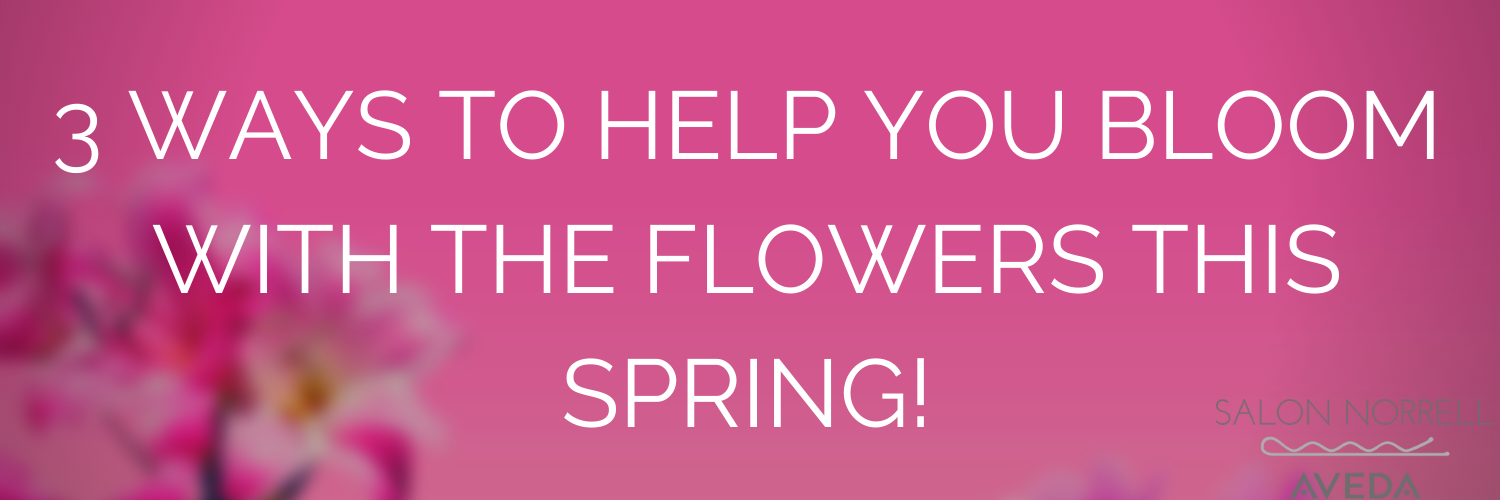 3 ways to help you Bloom with the Flowers this Spring!