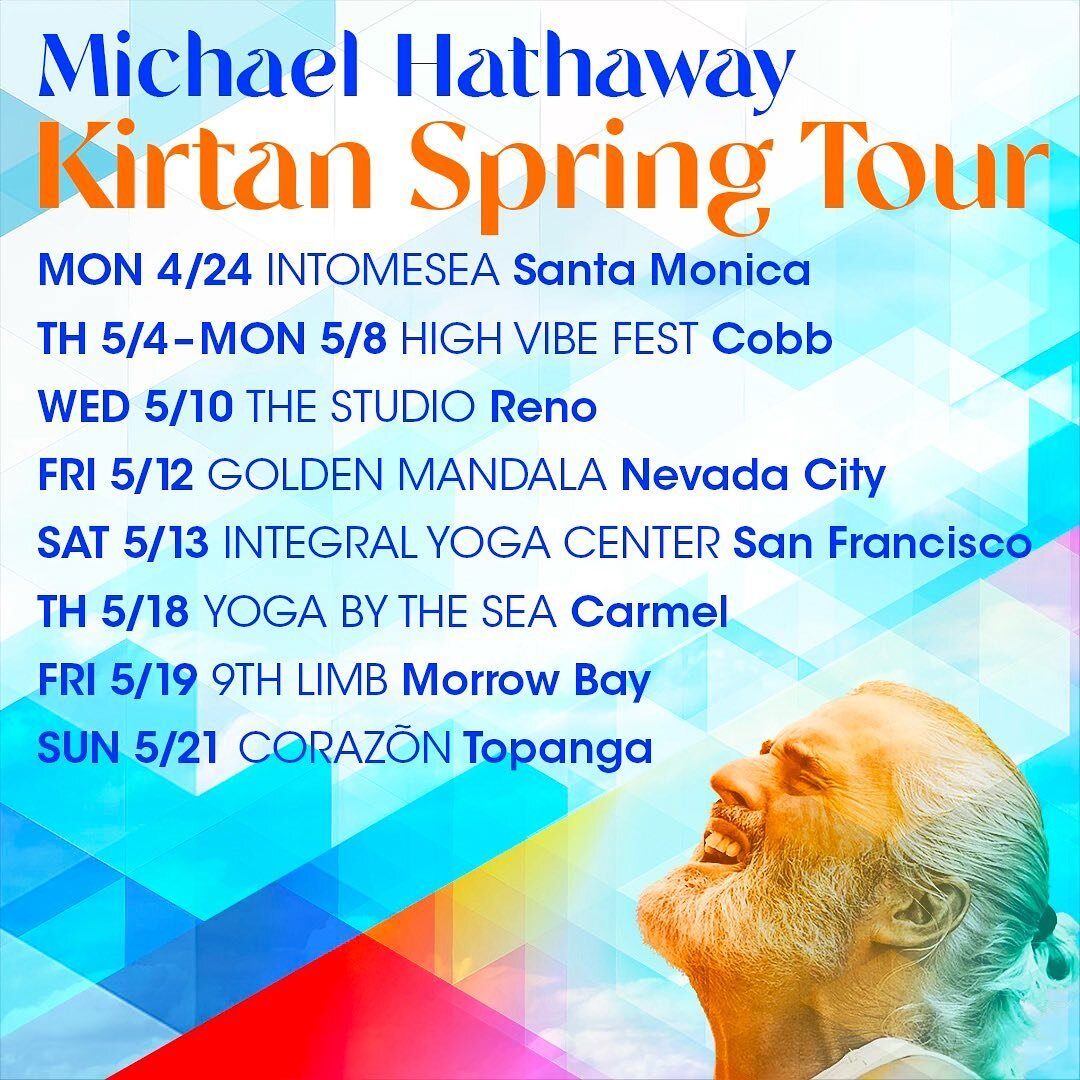 Some details have changed, hope you can join somewhere along the way!
#californiamusic #musicfestival #kirtan