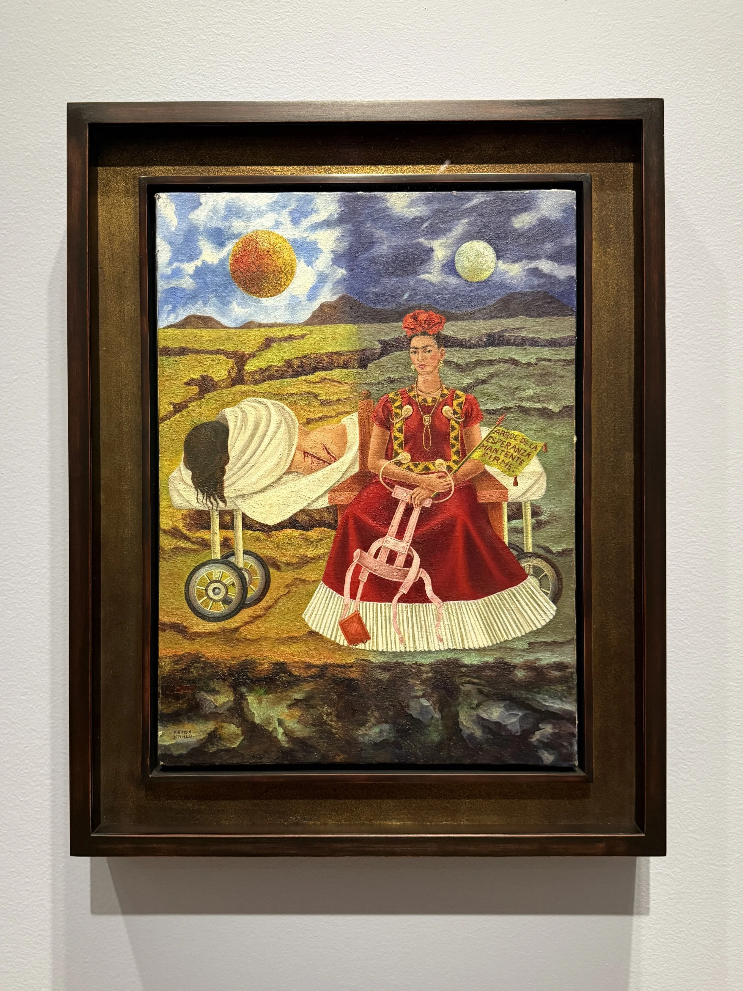 The Tree of Hope, Remain Strong, painted in 1946 by Frida Kahlo