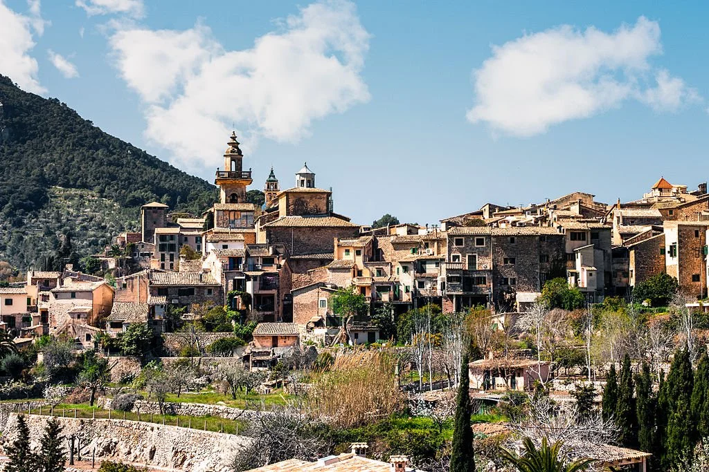 Hillside town of Valldemossa, Mallorca, Spain