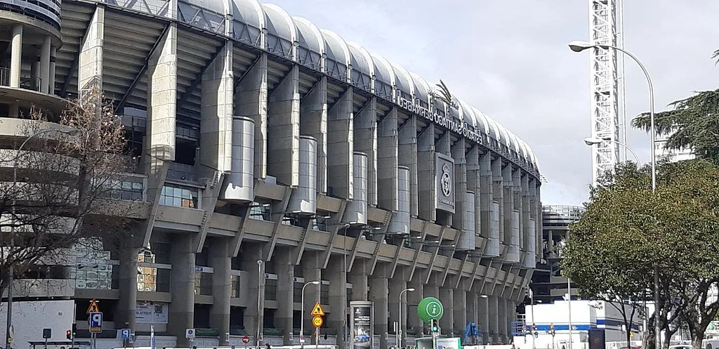 Exterior of Estadio Santiago Bernabéu