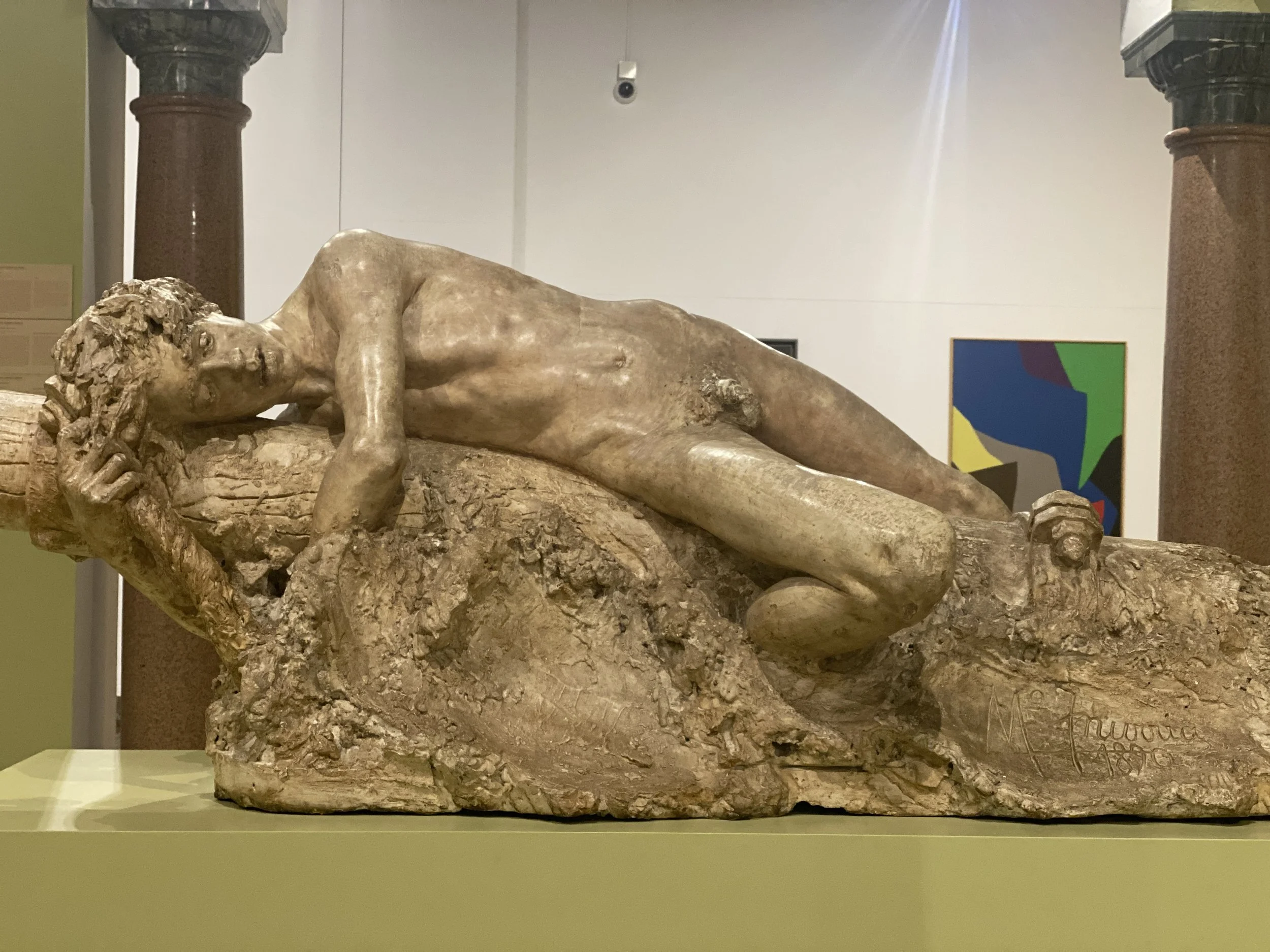 Un Náufrago (A Castaway) by Mateo Inurria, 1890