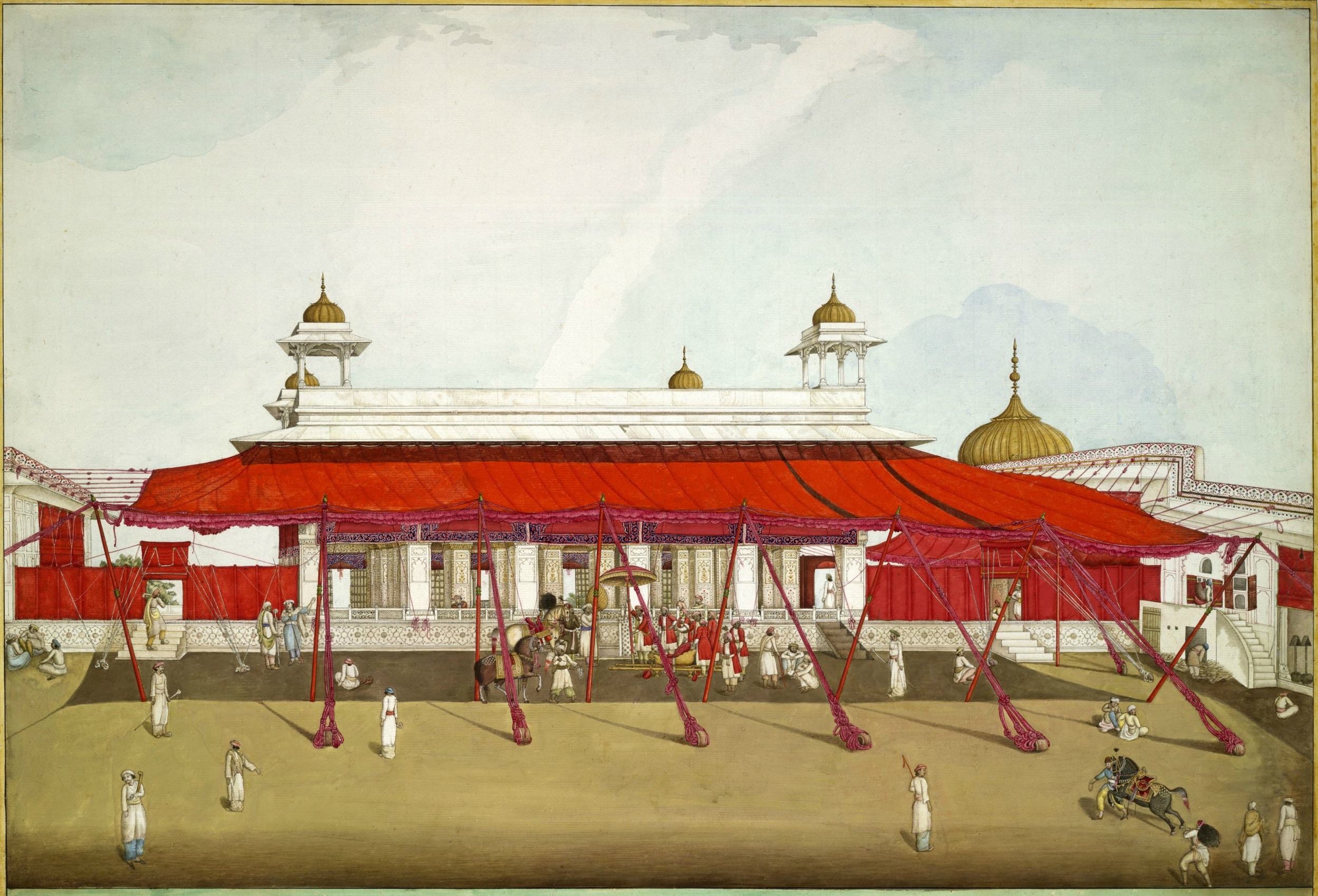  Diwan-i-Khas, or Hall of Private Audiences, where the emperor received guests&nbsp; 