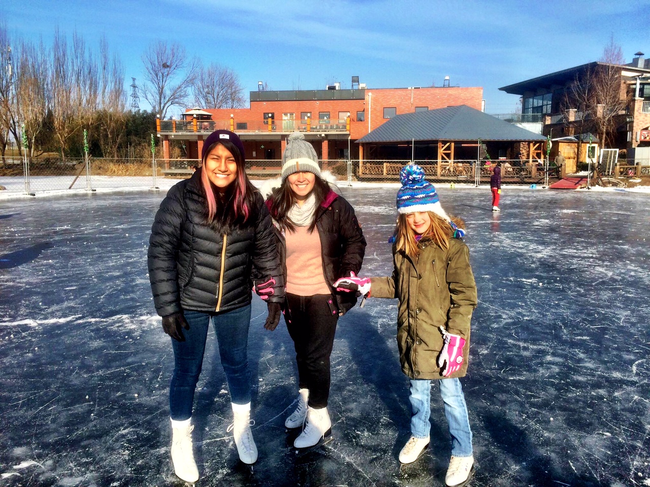  Ice skating in Shunyi 