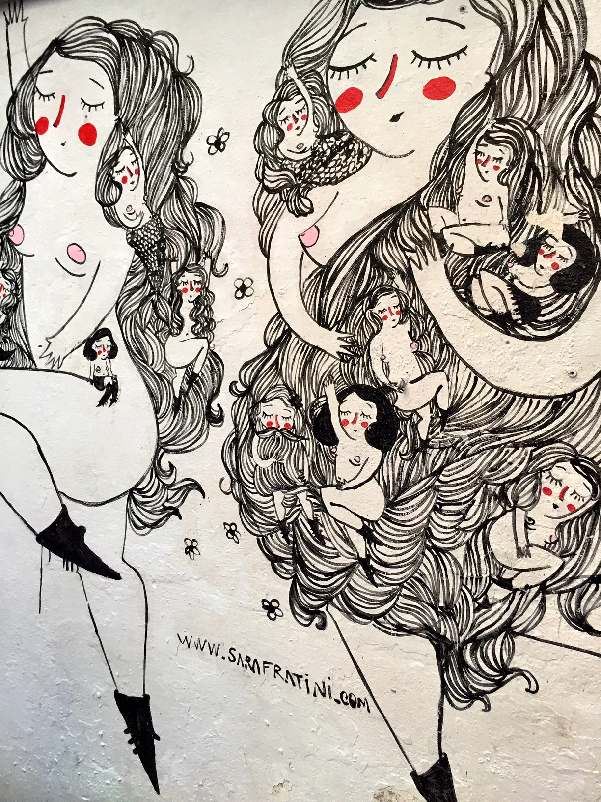 The Whimsical, Feminist Street Art of Sara Fratini