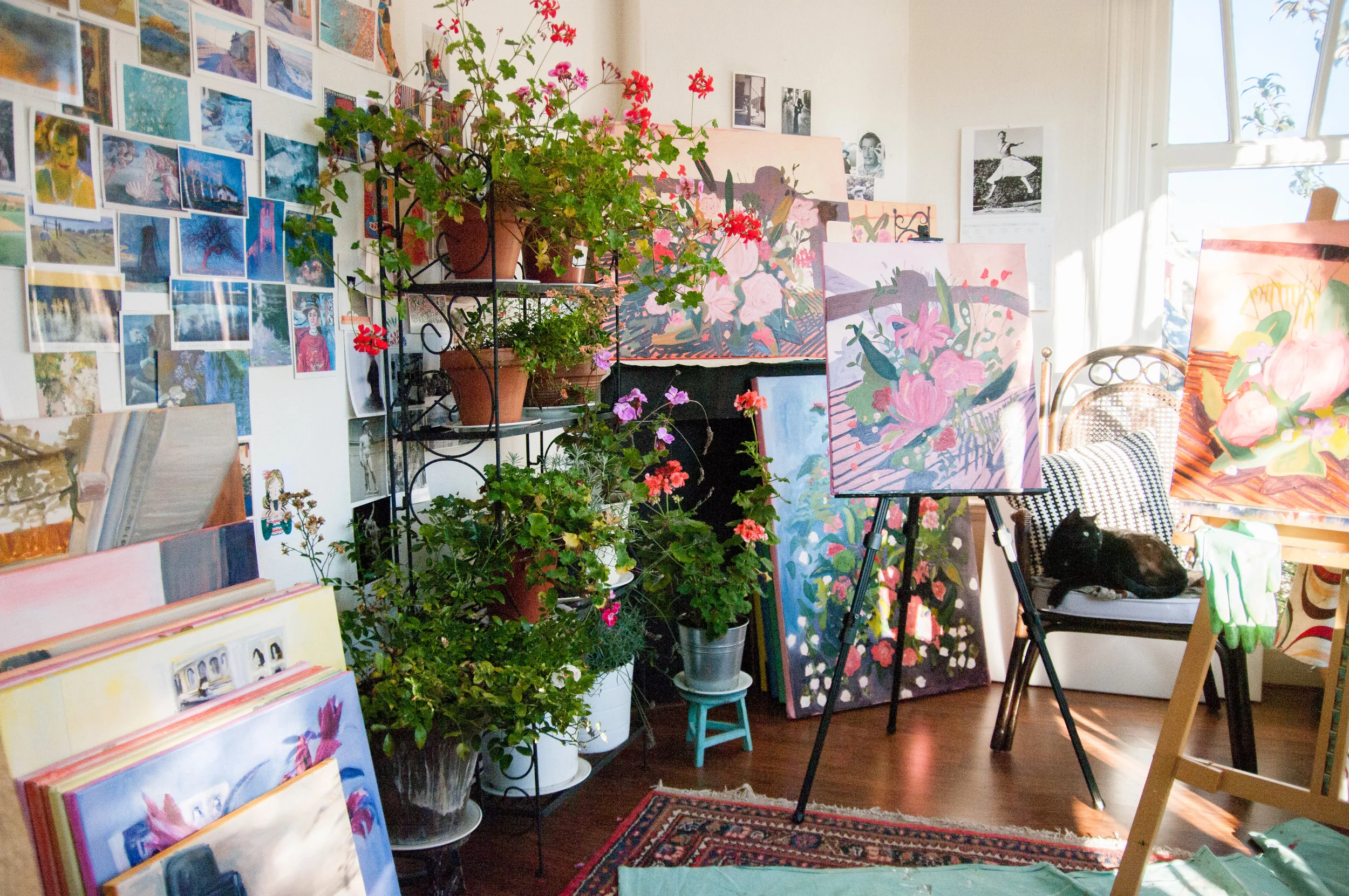Morgan’s lovely studio in her Utrecht apartment