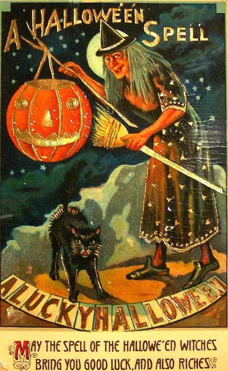 Witches, black cats and jack-o’-lanterns have become associated with Halloween