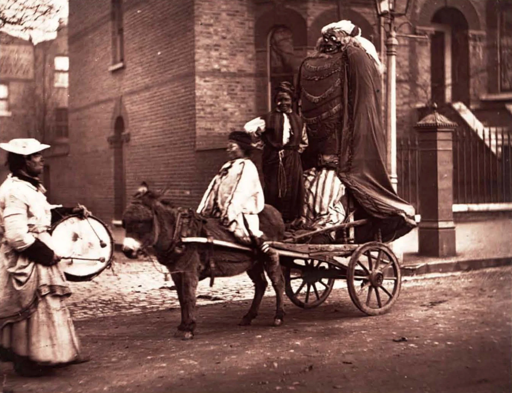 This is one of the more horrific effigies created for Guy Fawkes Day