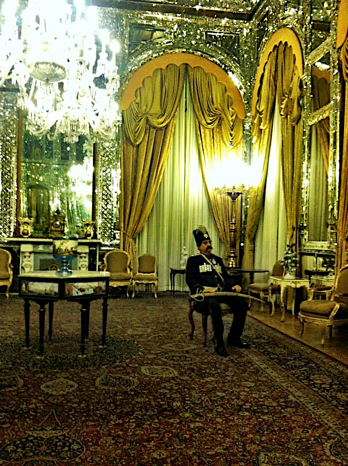  A guard in the Mirror Hall 