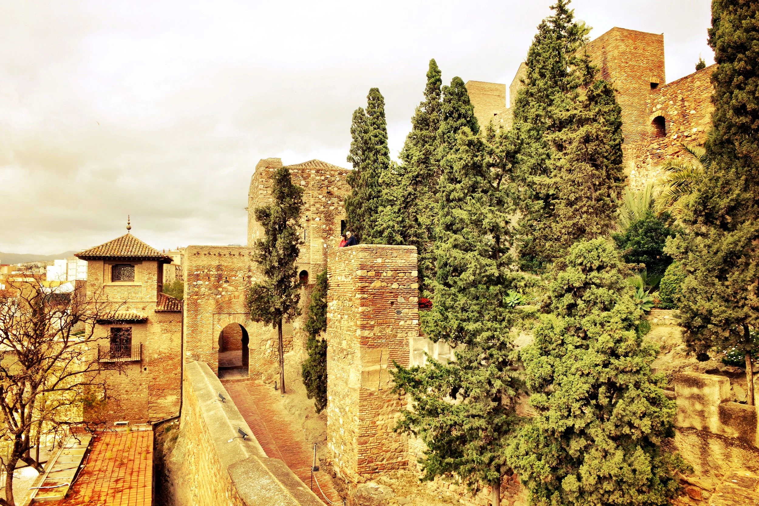 Exploring the Alcazaba, Malaga