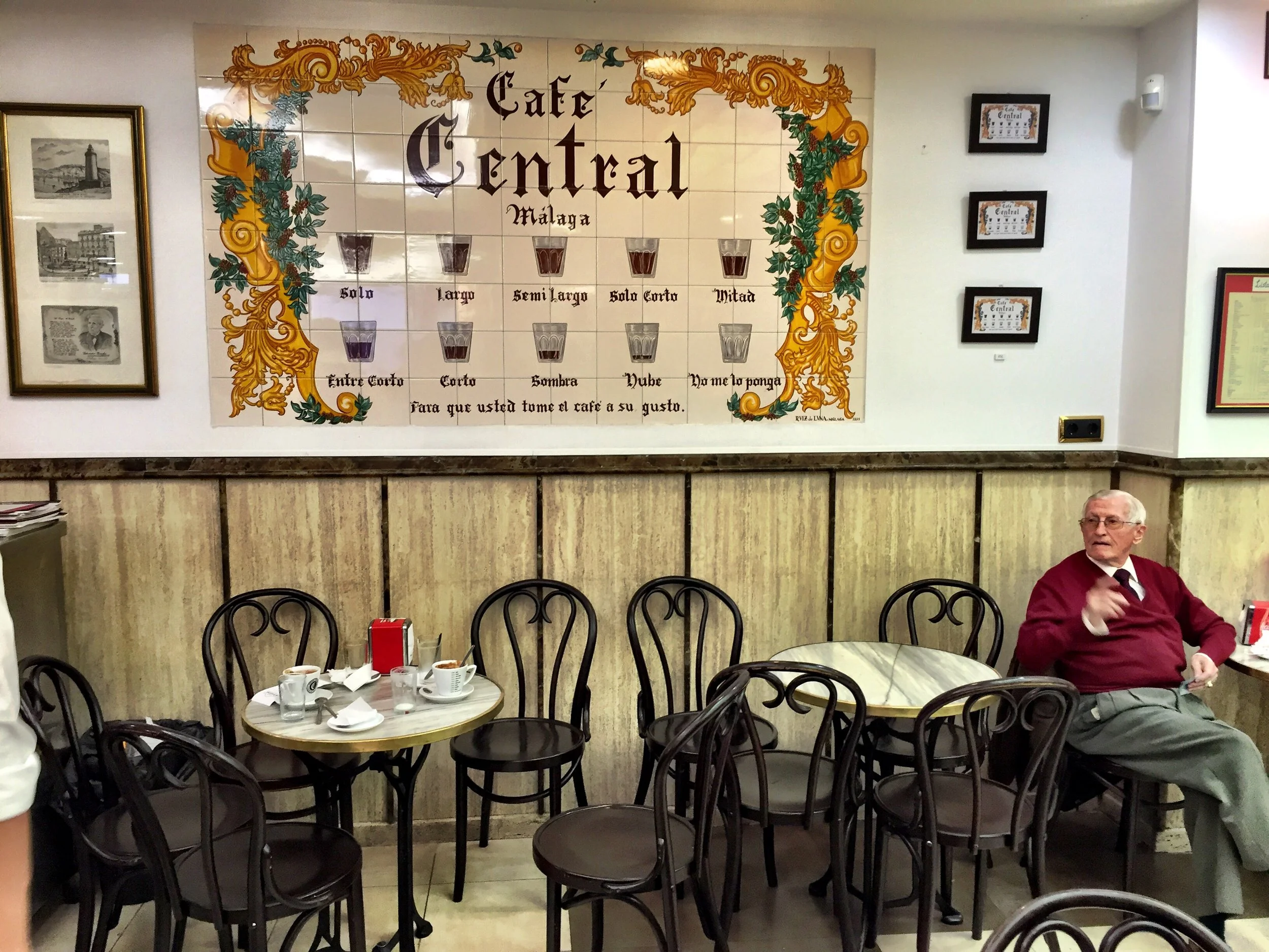Cafe Central The 9 Ways to Order Coffee in Malaga — The Not So Innocents Abroad