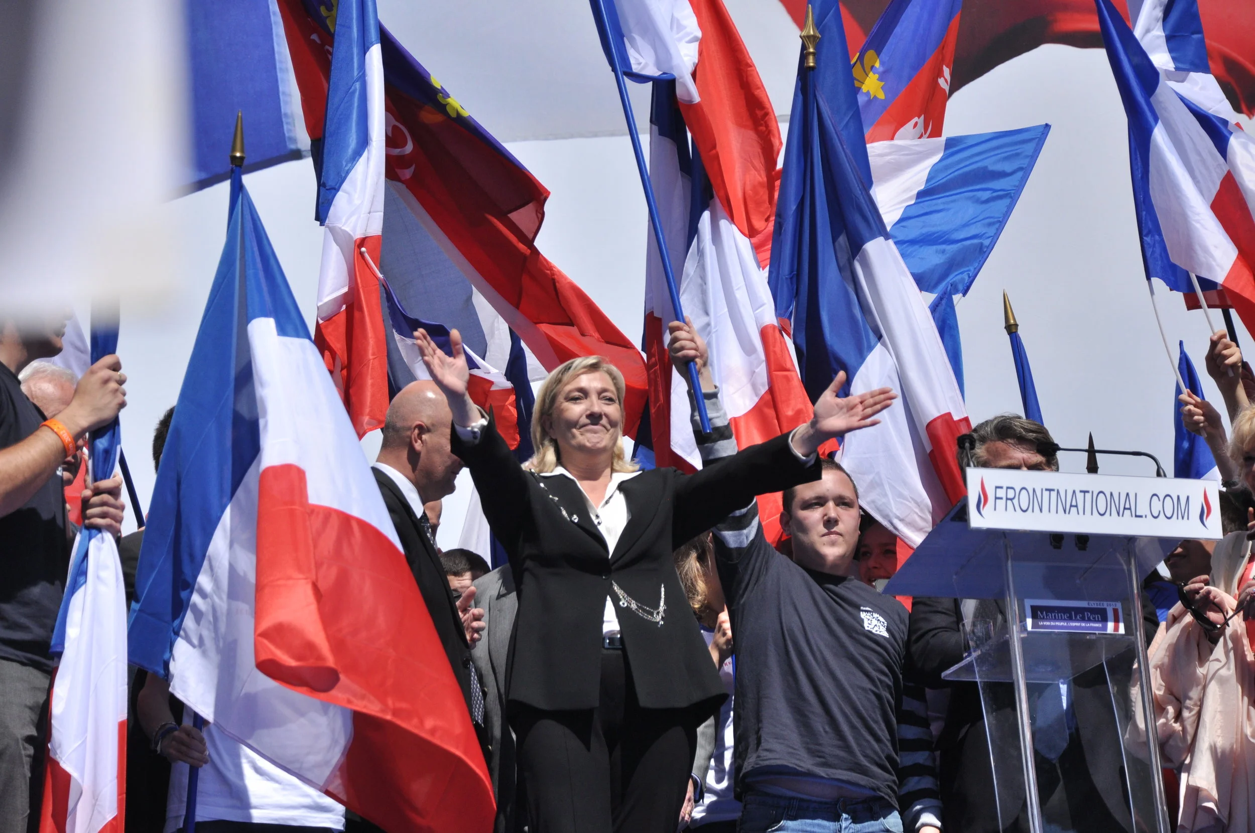Marine Le Pen, the representative of France’s xenophobic Front National party, could be the next French president