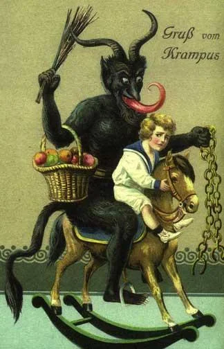 Don't look, but I think there’s a Krampus behind you!