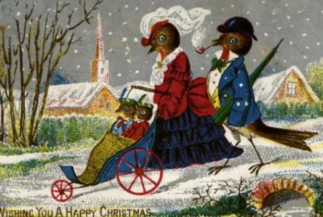 rare vintage christmas cards A Very Merry, Kinda Scary Vintage Christmas