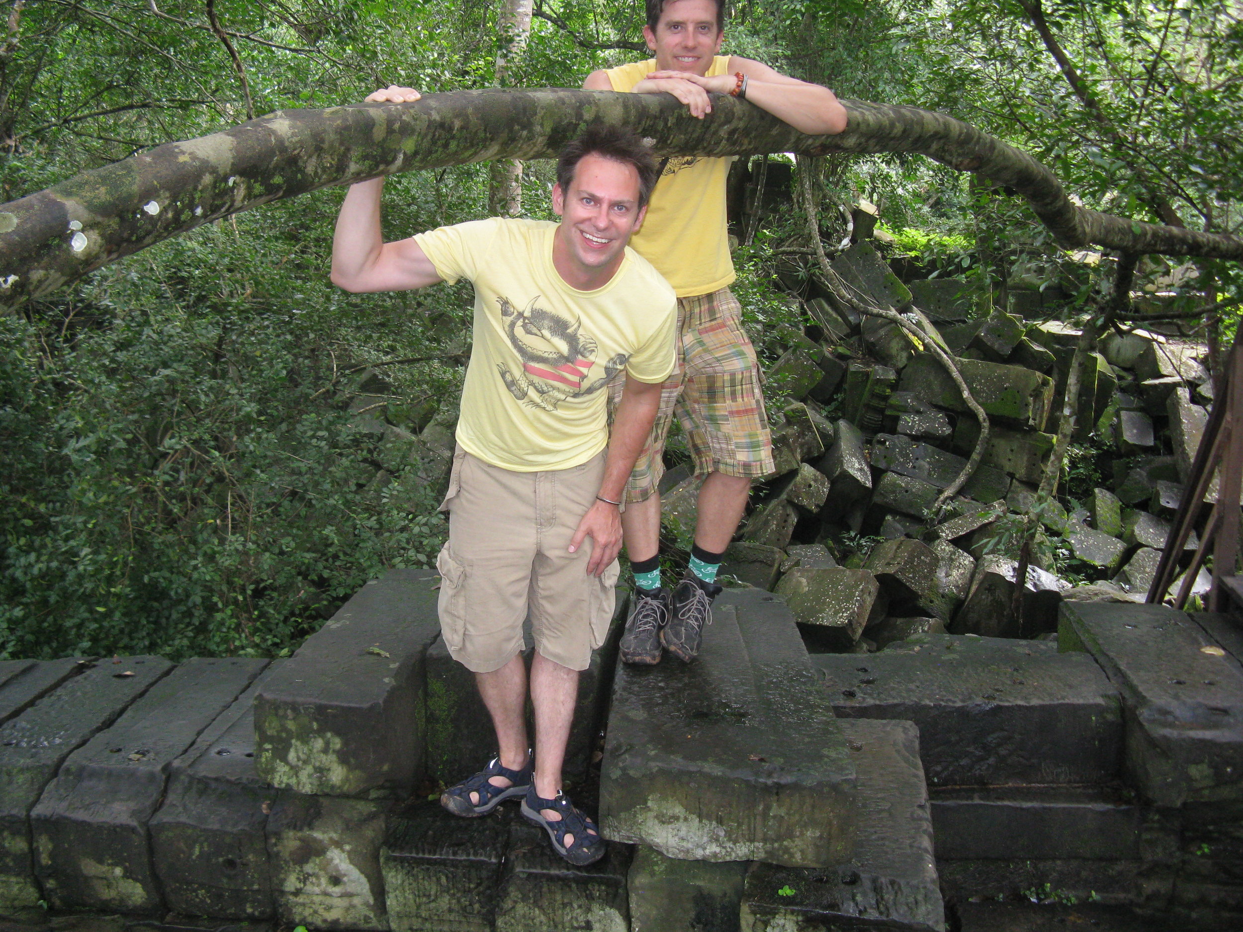 Duke and Wally had a blast playing Indiana Jones as they explored the remote Beng Mealea, or Lotus Pond Temple