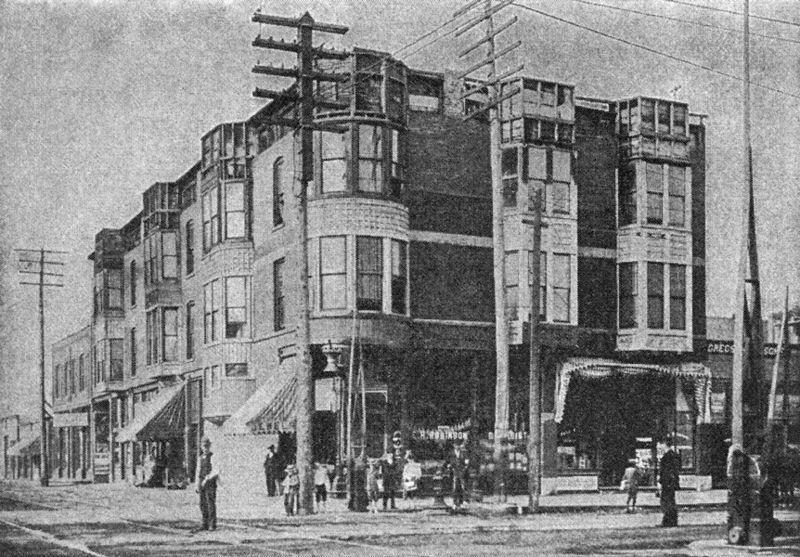 A rare image of Holmes’ Murder Castle, a boarding house for single women on Chicago’s South Side — quite close to the Columbian Exhibition