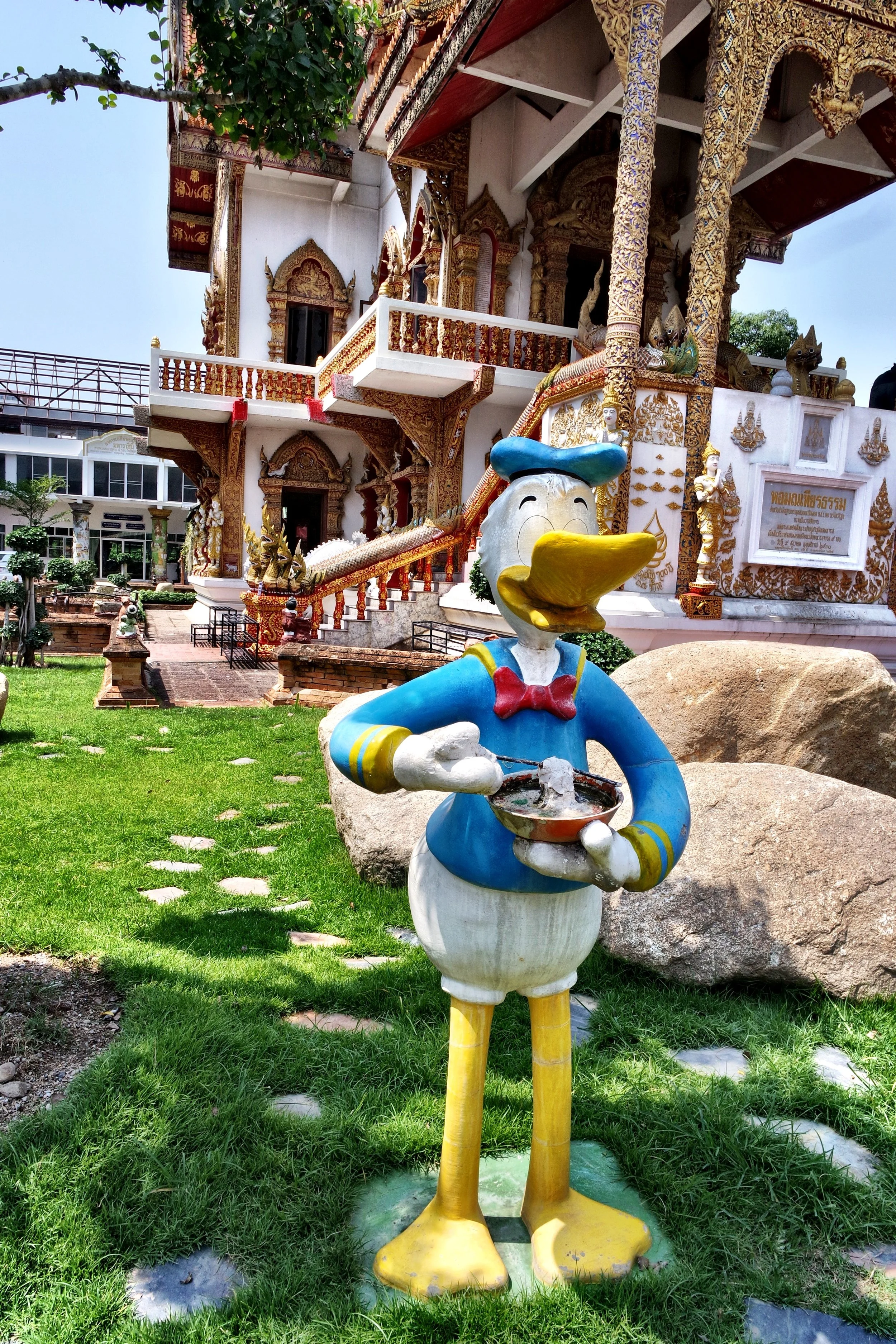Wat Buppharam, the Donald Duck Temple